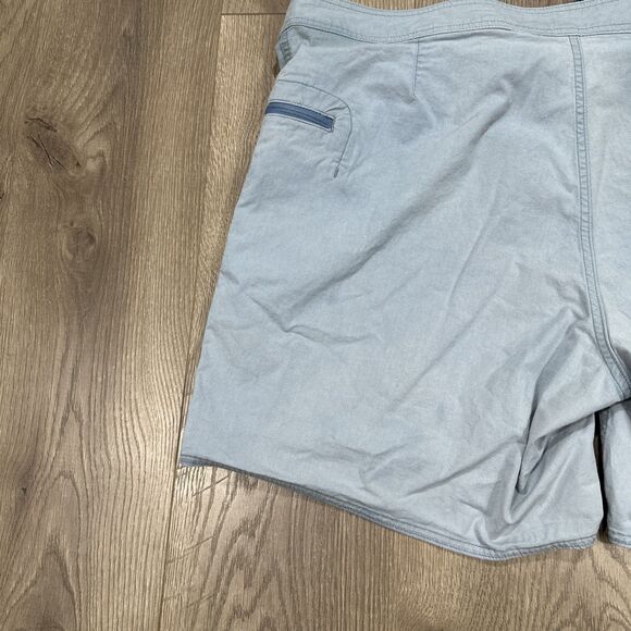 Patagonia Men's Organic Cotton Canvas Boardshorts Blue Green Size 40 - Picture 7 of 7